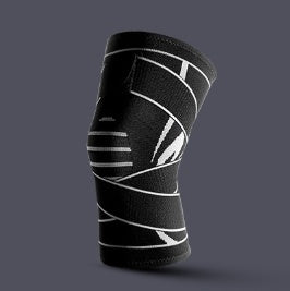 Rodilleras de ciclismo presurizadas de punto