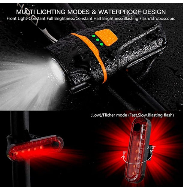 La nueva luz de ciclismo antideslumbrante con carga USB