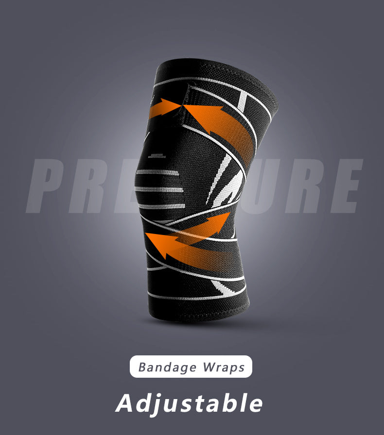 Rodilleras de ciclismo presurizadas de punto