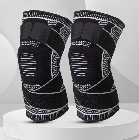 Rodillera deportiva de silicona para fitness y running