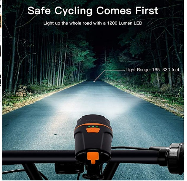 La nueva luz de ciclismo antideslumbrante con carga USB