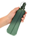 Botella de agua deportiva plegable de TPU 