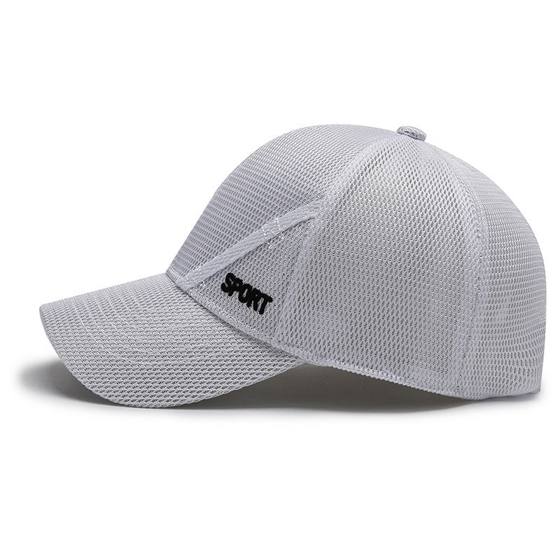 Hat Men's Baseball Cap Women's Mesh Sports Running Breathable