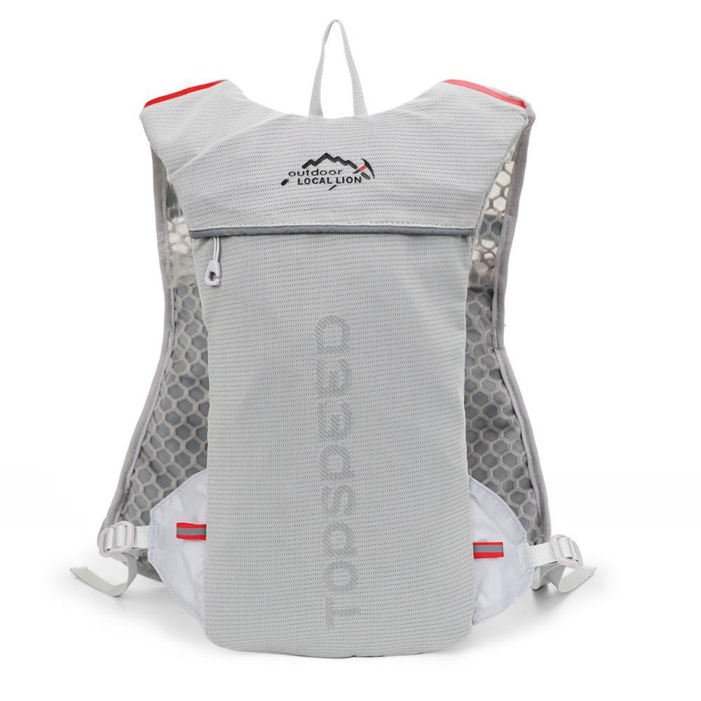 Mochila con bolsa de agua para trail running al aire libre