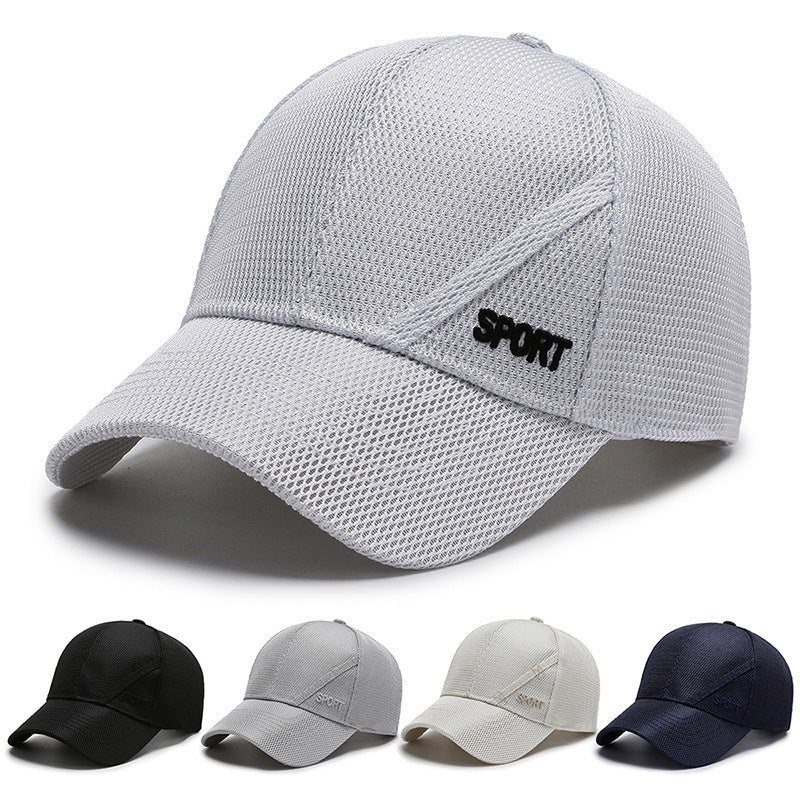 Hat Men's Baseball Cap Women's Mesh Sports Running Breathable