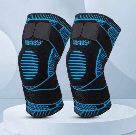 Rodillera deportiva de silicona para fitness y running