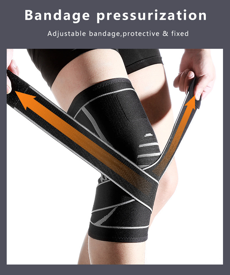 Rodilleras de ciclismo presurizadas de punto