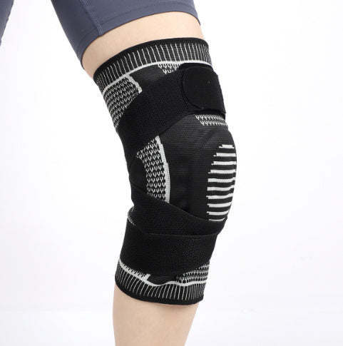 Rodillera deportiva de silicona para fitness y running