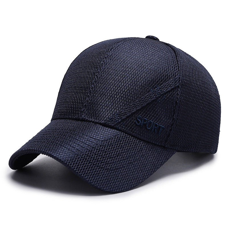 Hat Men's Baseball Cap Women's Mesh Sports Running Breathable