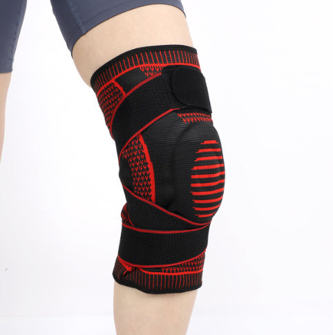 Rodillera deportiva de silicona para fitness y running