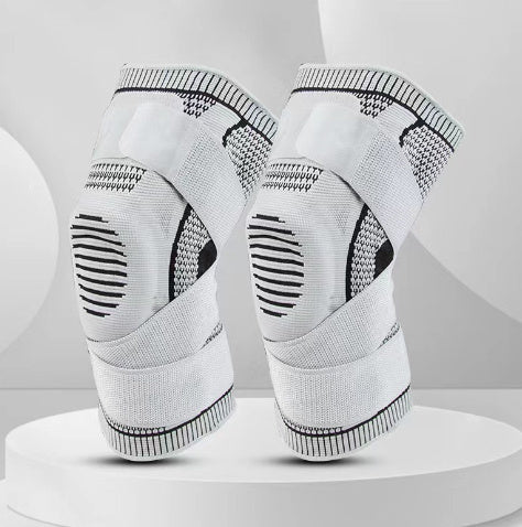 Rodillera deportiva de silicona para fitness y running